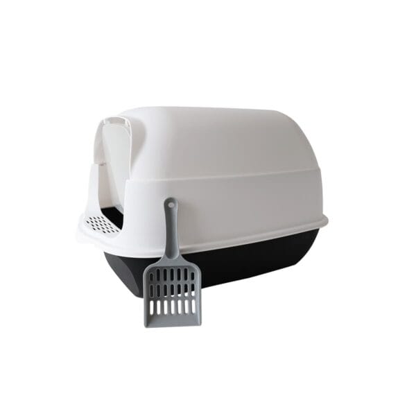 5789-2 Λεκάνες Υγιεινής Uniq Τουαλέτα Γάτας Kittycabin Comfort Κλειστή με Φτυαράκι Γκρι