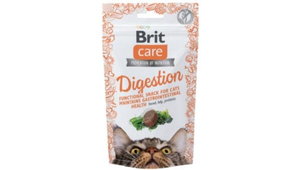 Brit Care® Cat Functional Snack Digestion 50gr Λιχουδιές Brit Care® Cat Functional Snack Digestion 50gr
