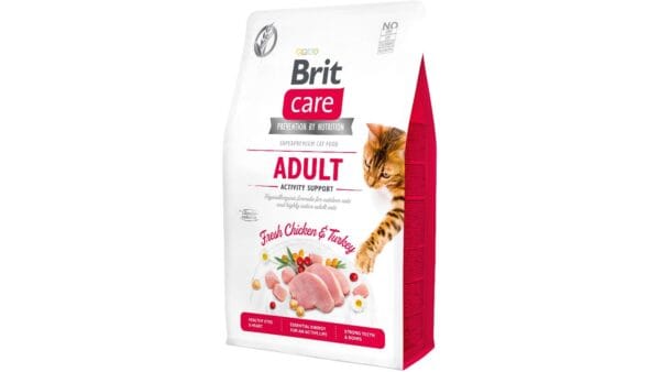 Brit Care® Cat GF Adult Activity Support Ξηρά Τροφή Brit Care® Cat GF Adult Activity Support 400 gr 2 kg