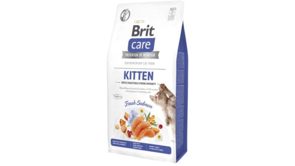 Ξηρά Τροφή Brit Care® Cat GF Kitten Salmon 400 gr 2 kg