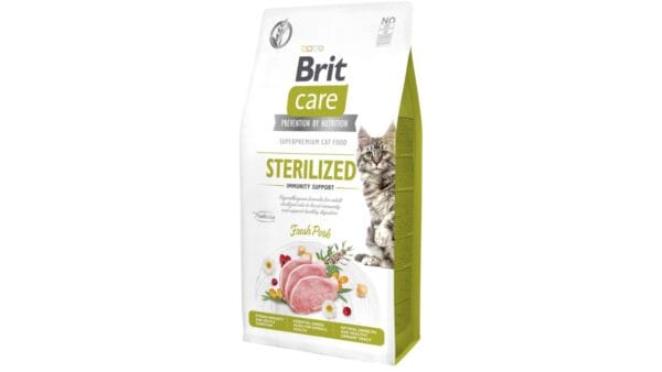 Brit Care® Cat GF Sterilized Immunity Support Ξηρά Τροφή Brit Care® Cat GF Sterilized Immunity Support 400 gr 2 kg