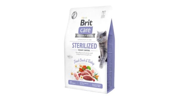 Brit Care® Cat GF Sterilized Weight Control Ξηρά Τροφή Brit Care® Cat GF Sterilized Weight Control 400 gr 2 kg