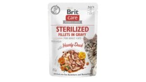 Υγρή Τροφή Brit Care® Cat Pouches Fillets In Gravy Sterilised Duck 85gr