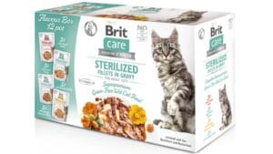 Υγρή Τροφή Brit Care® Cat Pouches Fillets In Gravy Sterilised Flavour Box 12x85gr