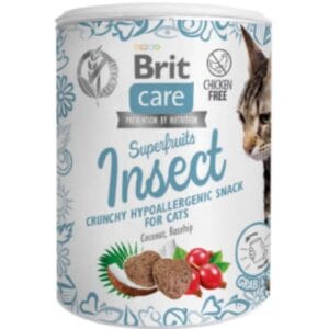 Λιχουδιές Brit Care® Cat Superfruits Snack Insect 100gr