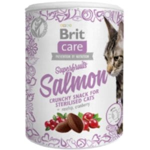 Λιχουδιές Brit Care® Cat Superfruits Snack Salmon 100gr