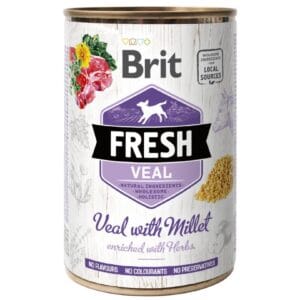 Υγρή Τροφή Brit Fresh® Dog Veal With Millet 400gr