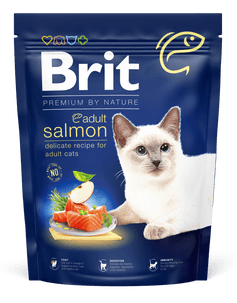 Ξηρά Τροφή Brit Premium By Nature® Cat Adult Salmon 300 gr 1.5 kg