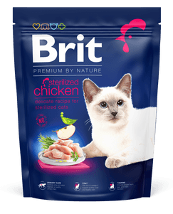 Ξηρά Τροφή Brit Premium By Nature® Cat Sterilized Chicken 300 gr 1.5 kg