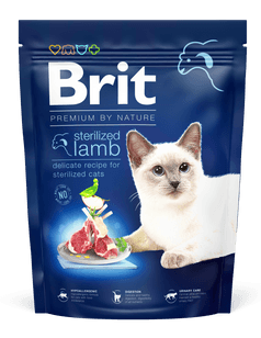 Ξηρά Τροφή Brit Premium By Nature® Cat Sterilized Lamb 300 gr 1.5 kg