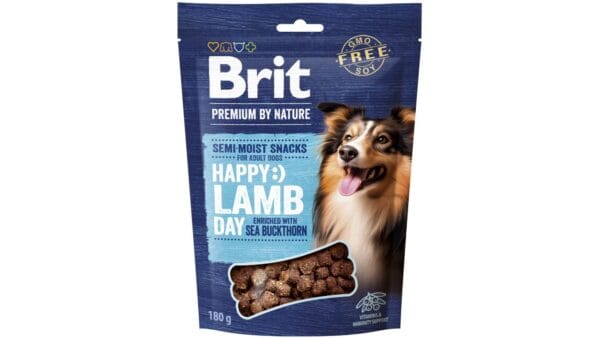 Brit Premium By Nature® Dog Semi-Moist Snacks Happy Lamb with Sea Buckthorn 180gr Λιχουδιές Για Σκύλους Brit Premium By Nature® Dog Semi-Moist Snacks Happy Lamb with Sea Buckthorn 180gr