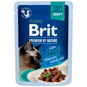 Υγρή Τροφή Brit Premium® Cat Gravy Pouches Beef 85gr