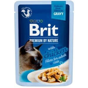 Υγρή Τροφή Brit Premium® Cat Gravy Pouches Chicken 85gr