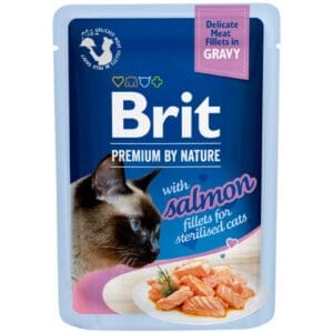 Υγρή Τροφή Brit Premium® Cat Gravy Pouches Salmon Sterilised 85gr