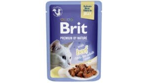 Υγρή Τροφή Brit Premium® Cat Jelly Pouches Beef 85gr