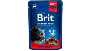 Υγρή Τροφή Brit Premium® Cat Pouches Beef 100gr