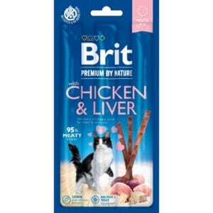 Λιχουδιές Brit Premium® Cat Sticks Chicken & Liver 3τμχ