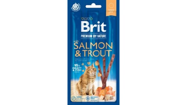 Brit Premium® Cat Sticks Salmon & Trout 3τμχ Λιχουδιές Brit Premium® Cat Sticks Salmon & Trout 3τμχ