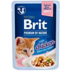 Υγρή Τροφή Brit Premium® Gravy Pouches Kitten 85gr