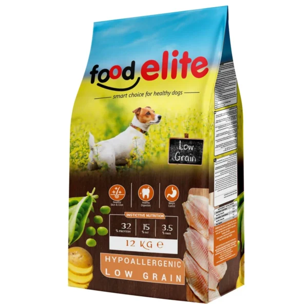 Food Elite Low Grain (32 protein 15 fat) 12kg Ξηρά Τροφή για Ενήλικους Σκύλους με Ψάρι & Κοτόπουλο Food Elite Low Grain (32 protein 15 fat) 12kg Ξηρά Τροφή για Ενήλικους Σκύλους με Ψάρι & Κοτόπουλο