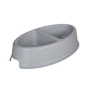 Joypet Πλαστικό Ellipse Διπλό Μπολ Φαγητού & Νερού για Σκύλο & Γάτα 1LT (Διάφορα Χρώματα)