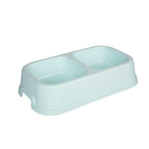 Joypet Πλαστικό Square Διπλό Μπολ Φαγητού & Νερού για Σκύλο & Γάτα 1,2LT (Διάφορα Χρώματα)