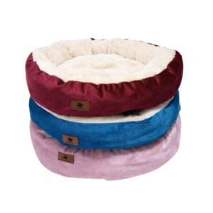 Robert Shop Collection Κρεβάτι Κατοικιδίων Ντόνατ Μπορντό 1τμχ