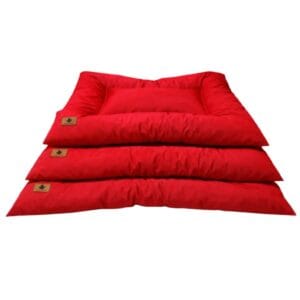 Robert Shop Collection Σετ Κρεβατιών Κατοικιδίων Αδιάβροχο Κόκκινο 3τμχ