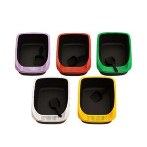 Λεκάνες Υγιεινής Robert Shop Collection Τουαλέτα Γάτας Ανοιχτή με Μαύρη Βάση (Διάφορα Χρώματα)