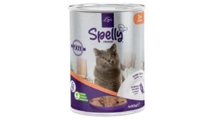 Υγρή Τροφή Spelly Premium Πατέ Σολομός για Ενήλικες Γάτες 400gr