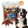 Uniq 500gr Λιχουδιά για Σκύλους Στικς με Δέρμα Τυλιγμένο με Πάπια