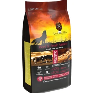 Ξηρά Τροφή AMBROSIA GRAIN FREE ADULT BEEF & FRESH SALMON 2 kg 12 kg