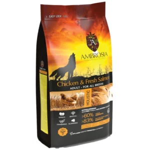AMBROSIA GRAIN FREE ADULT CHICKEN & SALMON - 12 kg