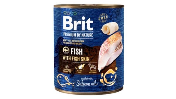 Brit Premium By Nature® Dog Cans Fish with Fish Skin