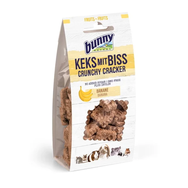BUNNY CRUNCHY CRACKER ME ΜΠΑΝΆΝΑ 50GR Σνάκς BUNNY CRUNCHY CRACKER ME ΜΠΑΝΆΝΑ 50GR