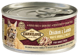 Υγρή Τροφή Carnilove® Cat Adult Chicken & Lamb 100gr