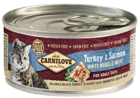 Υγρή Τροφή Carnilove® Cat Adult Turkey & Salmon 100gr