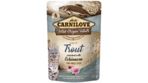 Υγρή Τροφή Carnilove® Cat Pouches Trout enriched with Echinacea 85gr