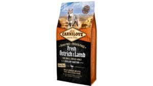 Carnilove Fresh® Dog Adult Small Ostrich & Lamb Ξηρά Τροφή Carnilove Fresh® Dog Adult Small Ostrich & Lamb 1.5 kg 6 kg