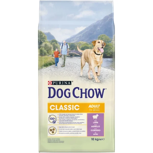 Ξηρά Τροφή DOG CHOW CLASSIC ADULT με Αρνί 10KG
