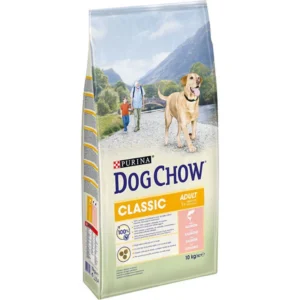 Ξηρά Τροφή DOG CHOW CLASSIC ADULT με Σολομό 10KG