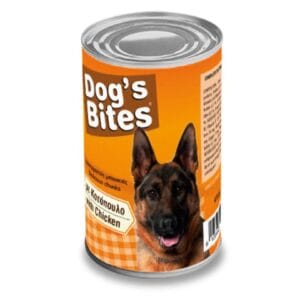 Υγρή Τροφή DOG'S BITES ΣΚΥΛΟΣ ΚΟΤΟΠΟΥΛΟ 1250GR