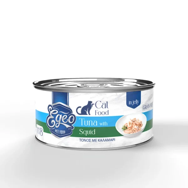 EGEO CAT ADULT ΤΟΝΟΣ ΜΕ ΚΑΛΑΜΑΡΙ ΣΕ ΖΕΛΕ 85gr Υγρή Τροφή EGEO CAT ADULT ΤΟΝΟΣ ΜΕ ΚΑΛΑΜΑΡΙ ΣΕ ΖΕΛΕ 85gr