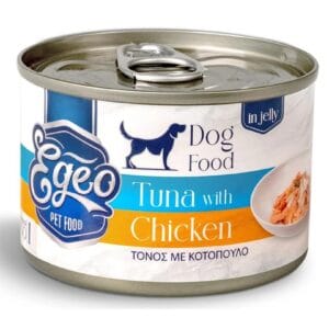 Υγρή Τροφή EGEO DOG ADULT ΤΟΝΟΣ ΜΕ ΚΟΤΟΠΟΥΛΟ ΣΕ ΖΕΛΕ 160gr
