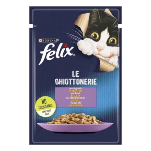 Υγρή Τροφή FELIX LeGhiottonerie σε Ζελέ με Αρνί 85gr