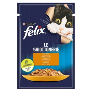 Υγρή Τροφή FELIX LeGhiottonerie σε Ζελέ με Κοτόπουλο 85gr