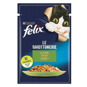 Υγρή Τροφή FELIX LeGhiottonerie σε Ζελέ με Κουνέλι 85gr
