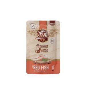 FISI CAT ADULT ΚΟΚΚΙΝΟΨΑΡΟ HAIR & SKIN 80gr Υγρή Τροφή FISI CAT ADULT ΚΟΚΚΙΝΟΨΑΡΟ HAIR & SKIN 80gr