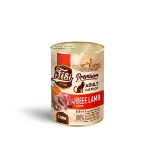 FISI CAT ADULT σε Σάλτσα Βοδινό με Αρνί & Καρότο 400gr Υγρή Τροφή FISI CAT ADULT σε Σάλτσα Βοδινό με Αρνί & Καρότο 400gr