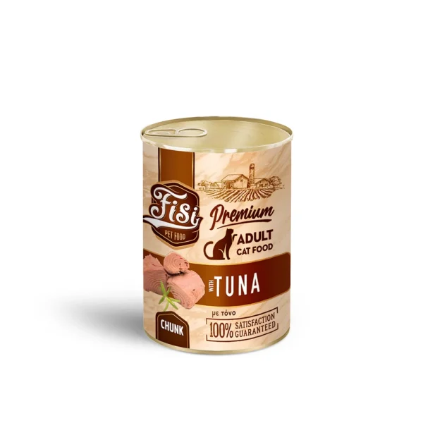 FISI CAT ADULT σε Σάλτσα Τόνος 400gr Υγρή Τροφή FISI CAT ADULT σε Σάλτσα Τόνος 400gr